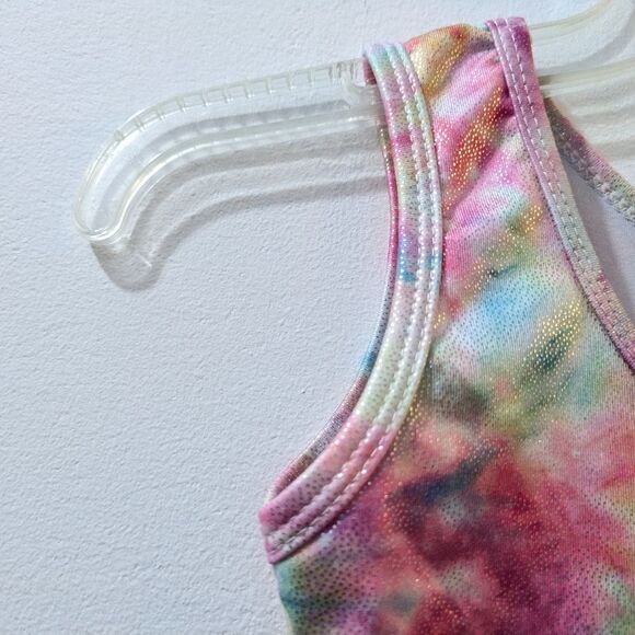 Gymnastics Leotard with Shorts, Girls 6-7 (130) - Picture 8 of 10